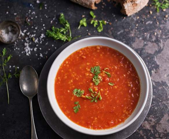 Spiced Moroccan Lentil Soup