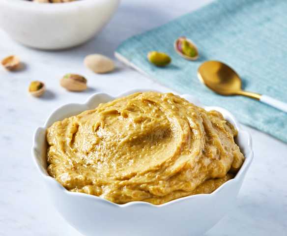 Crema pastelera de pistache