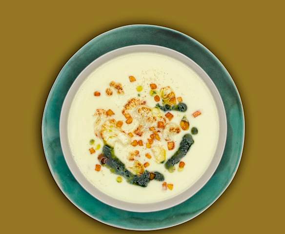 Kartoffel-Blumenkohl-Suppe