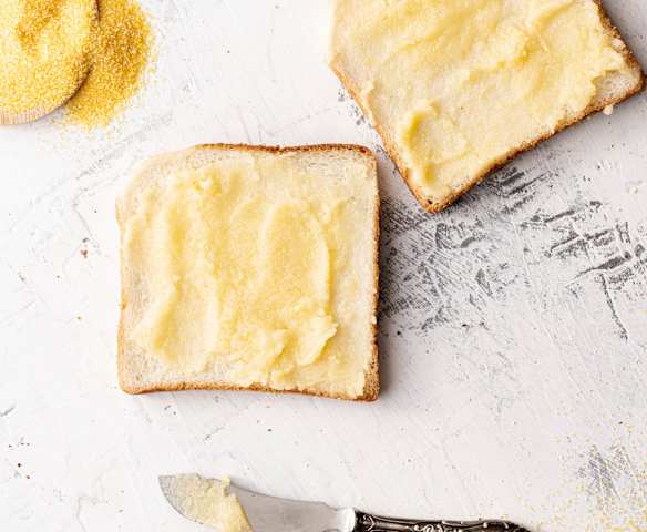 Mantequilla de polenta vegana Mantequilla de polenta vegana