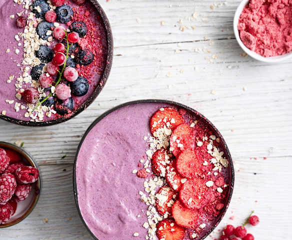 Pink bowl de frutos rojos Pink bowl de frutos rojos