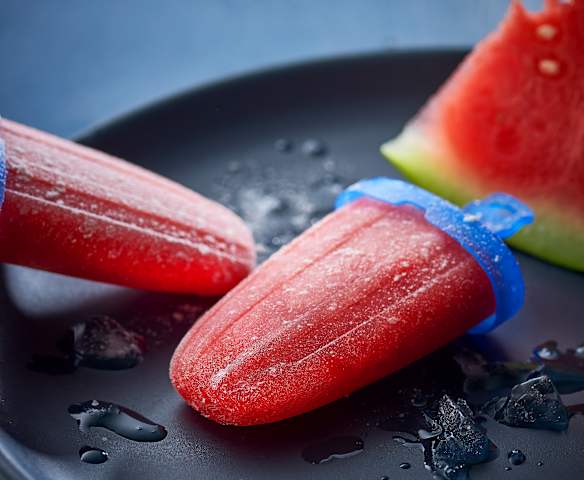 Watermelon ice lollies