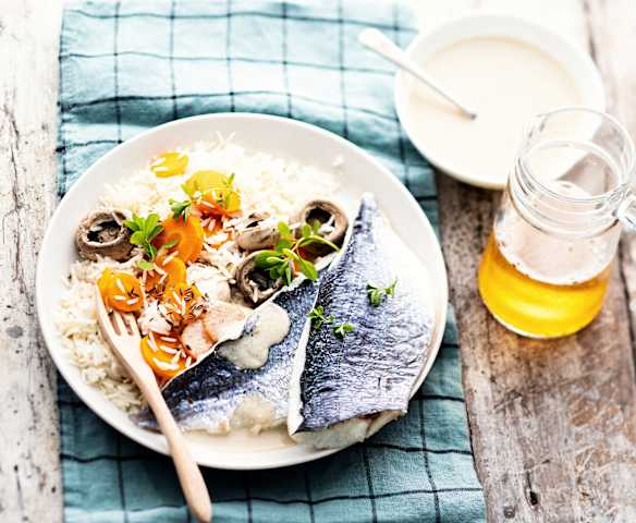 Filet de dorade grise à la normande