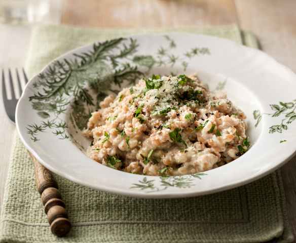 Lemon and Roasted Garlic Speltotto