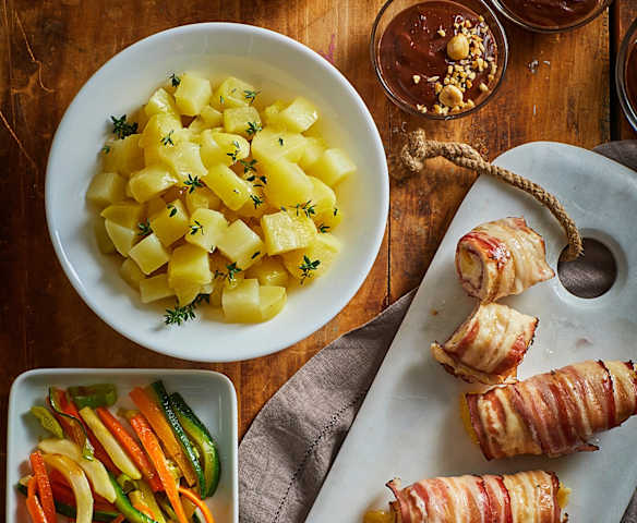 Menù: Involtini con verdure, patate e crema Bimby (Bimby Friend) Menù: Involtini con verdure, patate e crema Bimby (Bimby Friend)
