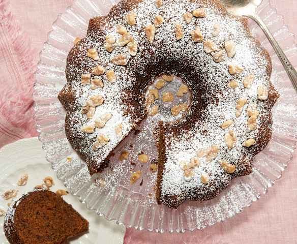 Carrot Walnut Bundt Cake