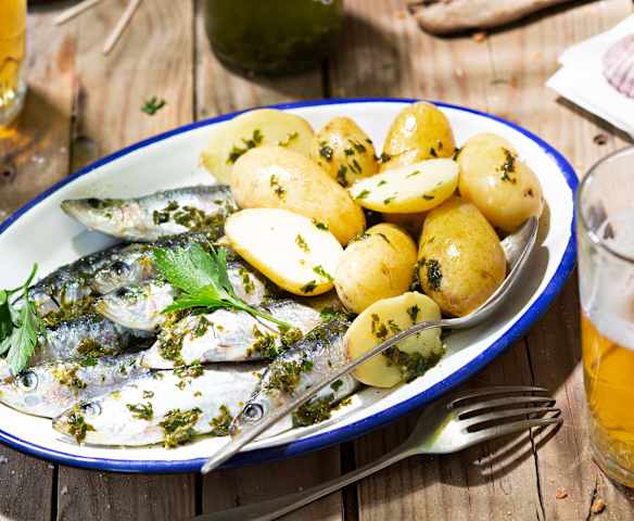 Sardinas a la sal Sardinas a la sal