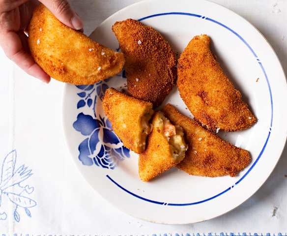 Rissois de langostinos - Portugal