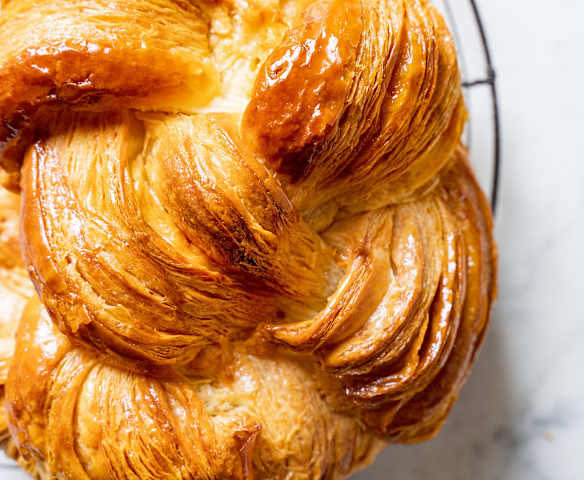 Brioche feuilletée tressée Brioche feuilletée tressée