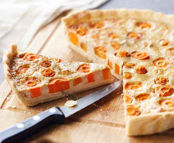 Quiche de carotte au thon