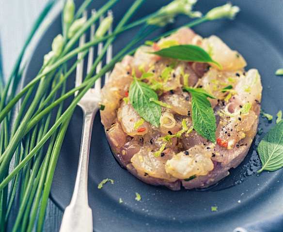 Tartare de daurade à la thaïe