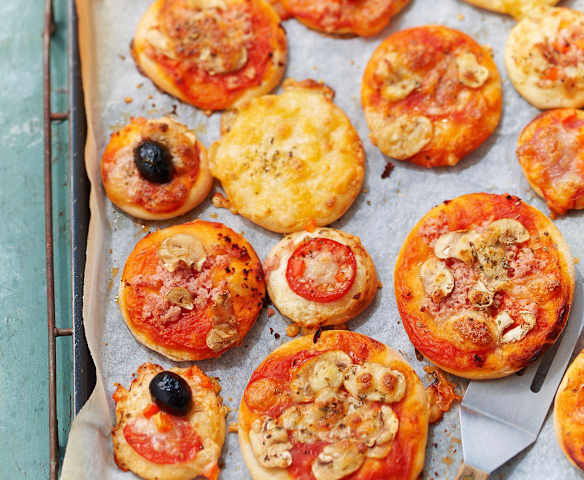 Minipizzas variées