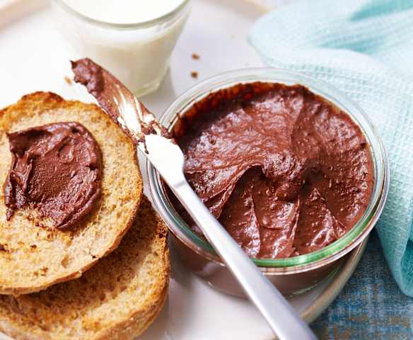 Pâte à tartiner au cacao végane