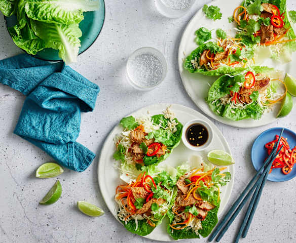 Korean Beef Lettuce Cups (Diabetes, TM6)