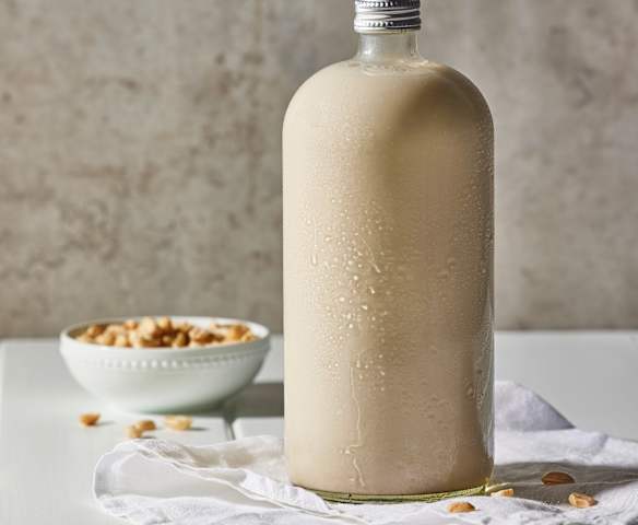 Leche de cacahuate