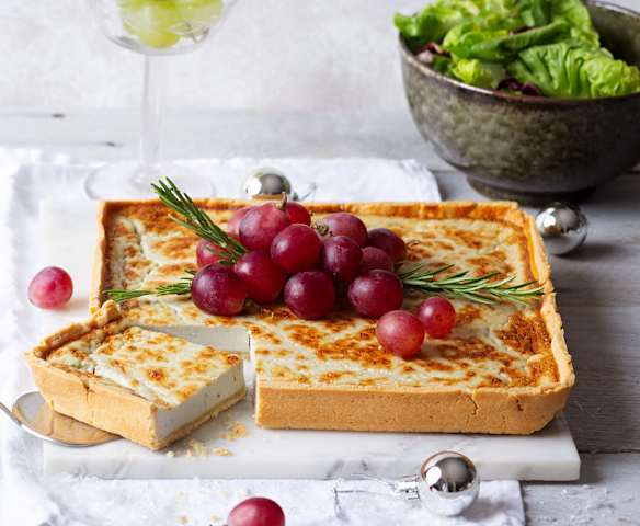 Tarta de Cabrales y ricota