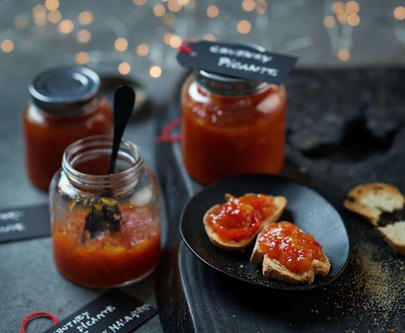 Chutney picante de manga e malagueta