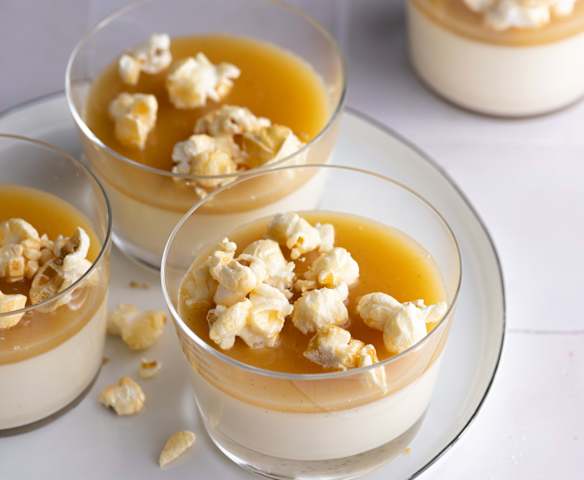 Popcorn Panna cotta Popcorn Panna cotta