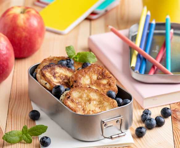 Placki z serka wiejskiego