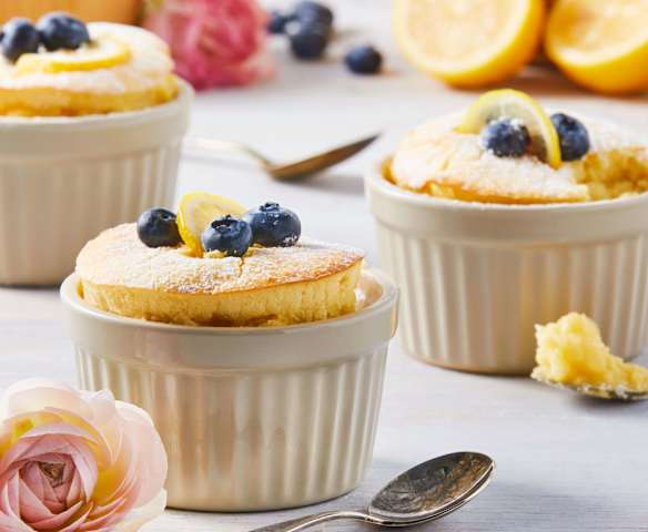 Citrom puding szuflé