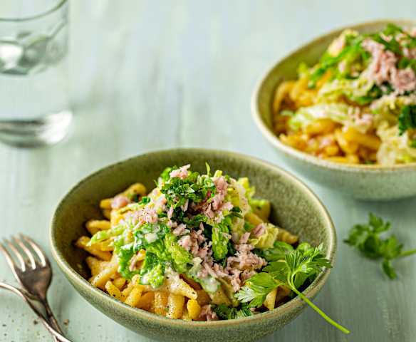 Spätzli alla crema di verza