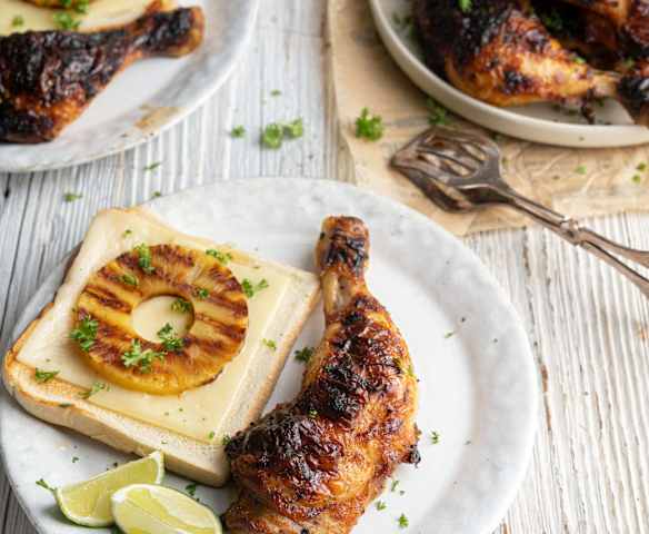 夏威夷鸡腿吐司