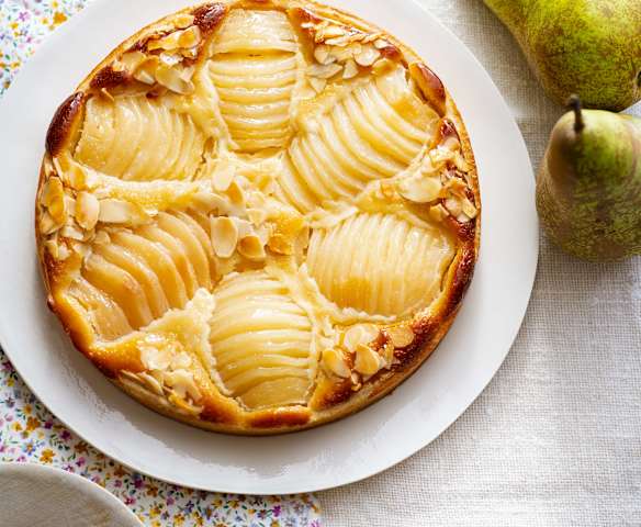 Tarte amandine aux poires