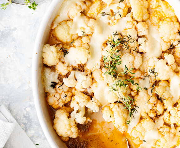 Pasticcio di carne e cavolfiori