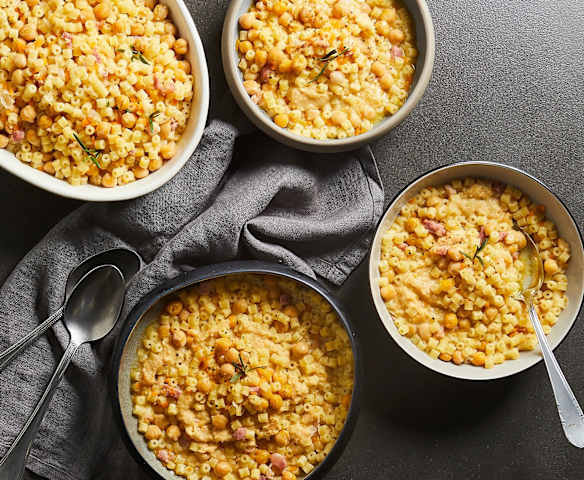 Pasta ceci e pancetta (Bimby Friend)