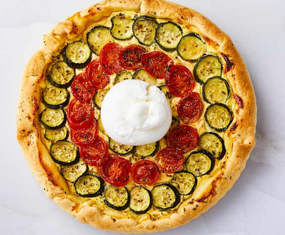 Crostata salata tricolore Crostata salata tricolore