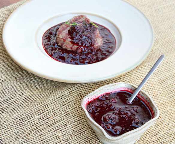 Molho gastric de frutas vermelhas