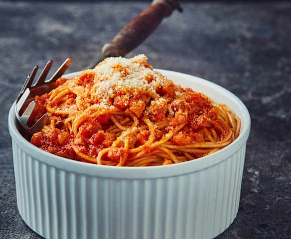 Pasta all'amatriciana (6 porzioni) Pasta all'amatriciana (6 porzioni)