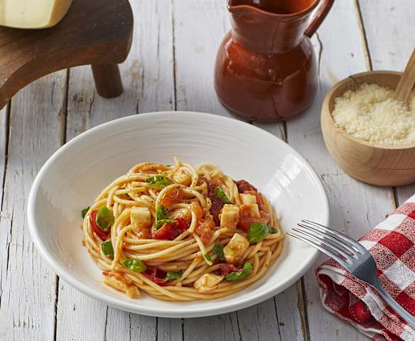Spaghetti alla checca Spaghetti alla checca