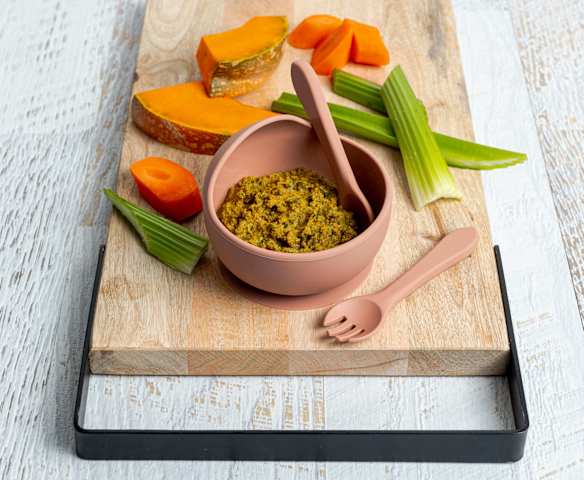 Beef and vegetable purée (first foods)