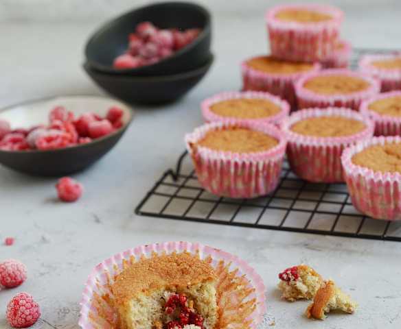 Muffins de frambuesa