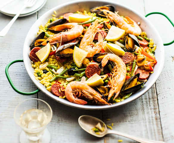 Paëlla aux fruits de mer
