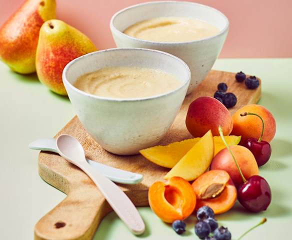 Grundrezept Getreide-Obst-Brei