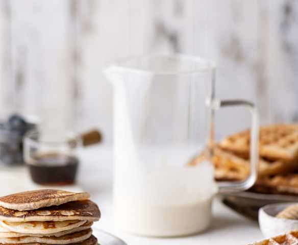 Masa para tortitas y gofres (sin gluten, sin huevo y sin lácteos)