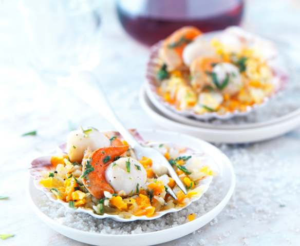 Coquille Saint-Jacques à l'estragon