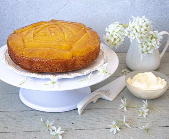 Tropical upside down pineapple cake Tropical upside down pineapple cake