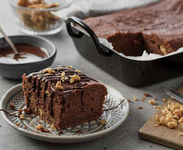 Walnuss-Sauerkraut-Brownie