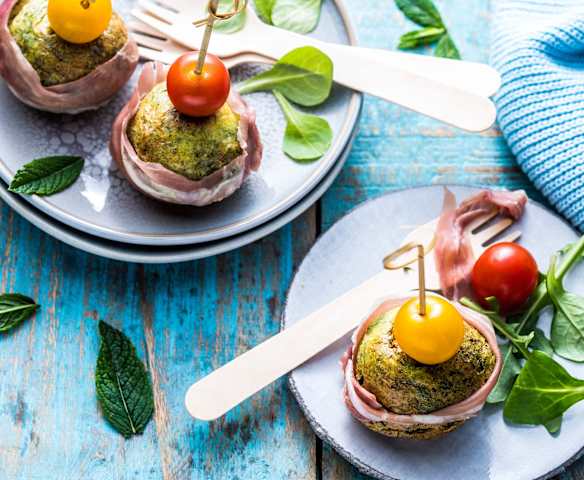 Soufflé épinards-jambon