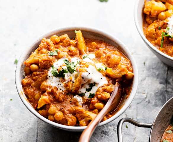 Coliflor tika masala Coliflor tika masala