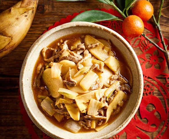 肉丝白菜炒年糕 肉丝白菜炒年糕