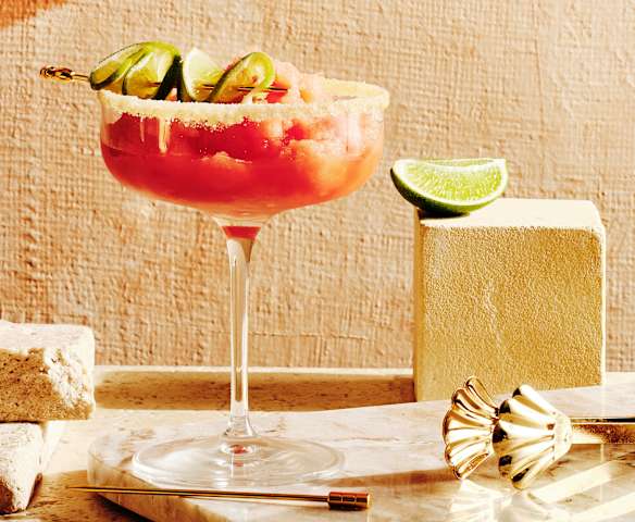 Virgin watermelon margarita