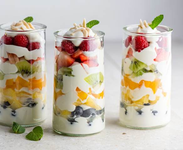 Rainbow Yogurt Parfait