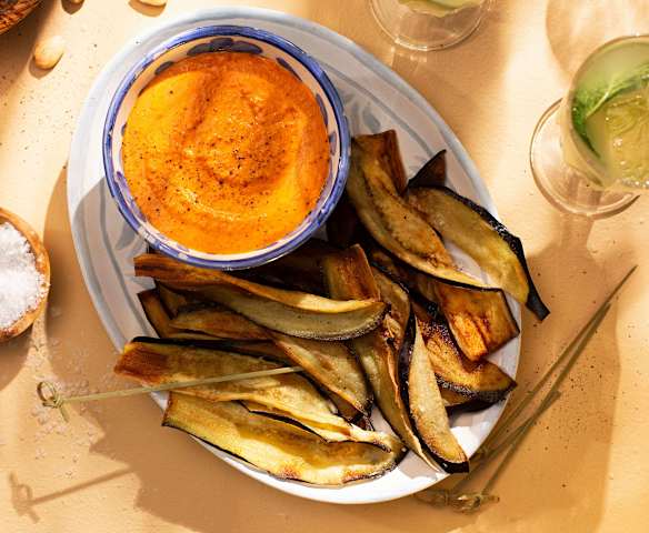 Berenjenas con romesco