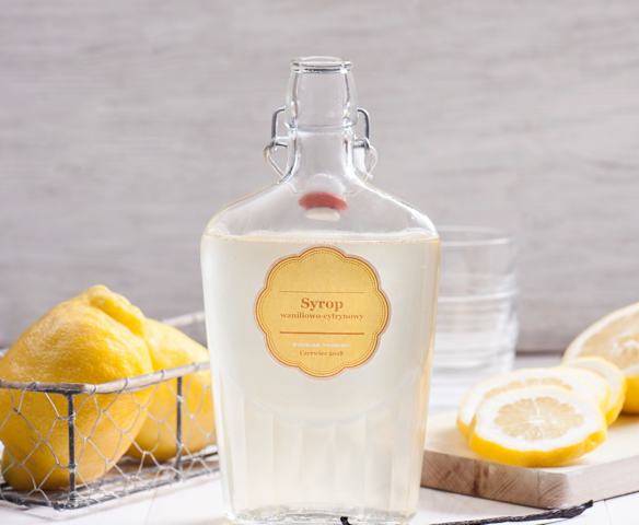 Syrop waniliowo-cytrynowy