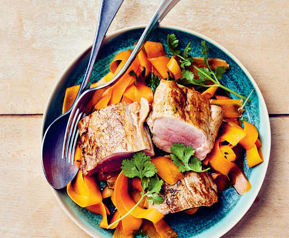 Étouffé de filet mignon aux carottes