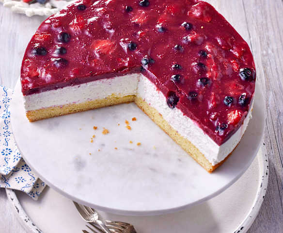 Rote-Grütze-Torte Rote-Grütze-Torte